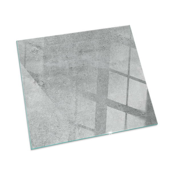 Sklo pod krbová kamna Surová betonová textura