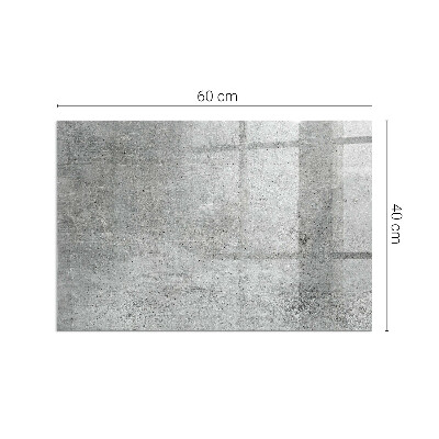 Sklo pod krbová kamna Surová betonová textura