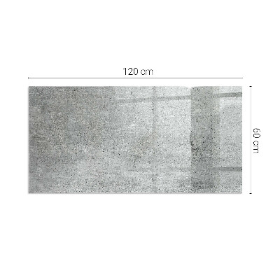 Sklo pod krbová kamna Surová betonová textura