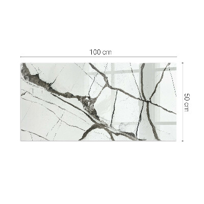 Sklo pod krbová kamna Vzor mramorových žil