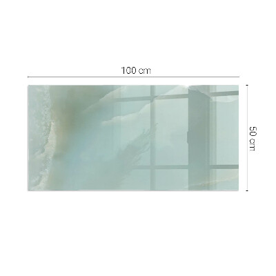 Sklo pod krbová kamna Jemný mramorový vzor