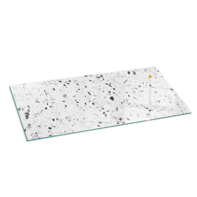 Sklo pod krbová kamna Kamenný vzor s částicemi