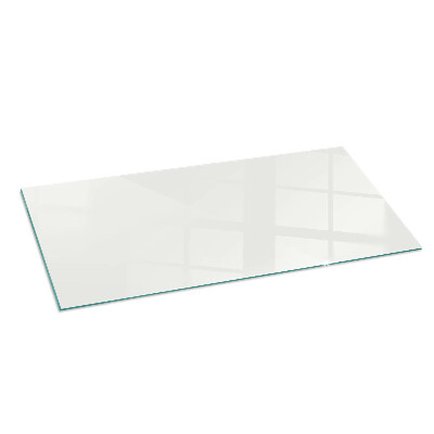 Sklo pod kamna obdélníkové Barva Ivory