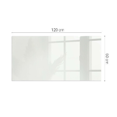 Sklo pod kamna obdélníkové Barva Ivory