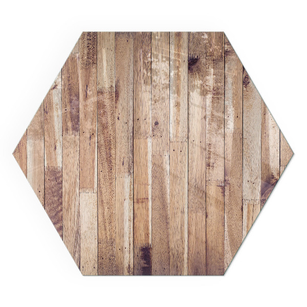 Šestihranná sklo před kamna Vzor desky v harmonickém uspořádání