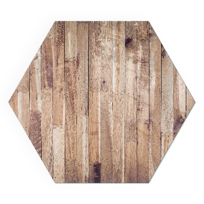 Šestihranná sklo před kamna Vzor desky v harmonickém uspořádání