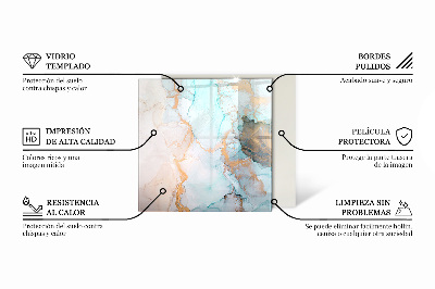 Šestihranná sklo pod krb Sofistikovaný design zařízení