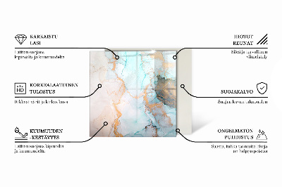 Šestihranná sklo před kamna Moderní design se strukturou