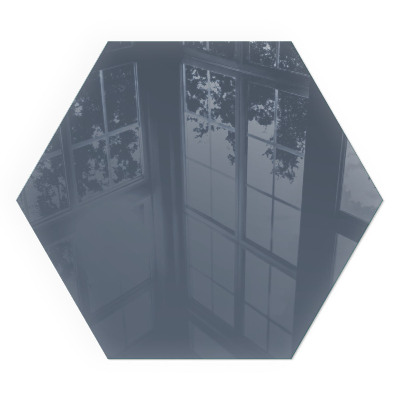 Šestihranná sklo před kamna Barva: Tmavě modrá