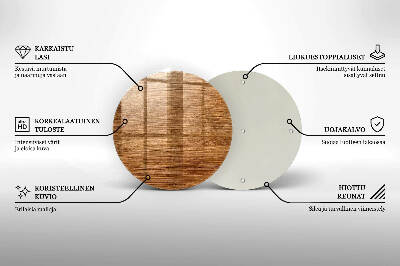 Podložka pod svíčku Textura dřevěné desky