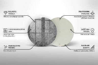 Tácek pod svíčku Textura betonového kamene