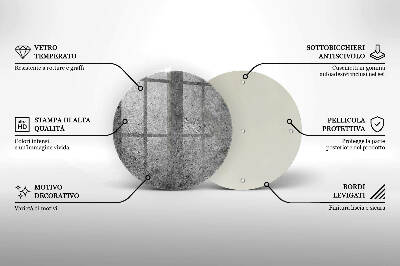 Tácek pod svíčku Textura betonového kamene