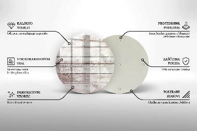 Podložka pod svíčku Staré dřevěné desky