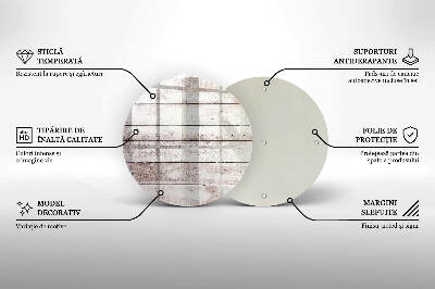 Podložka pod svíčku Staré dřevěné desky