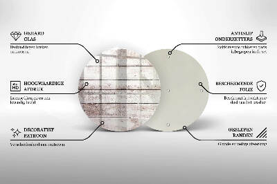 Podložka pod svíčku Staré dřevěné desky