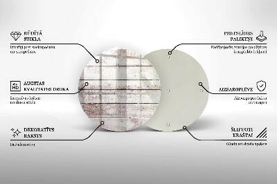 Podložka pod svíčku Staré dřevěné desky