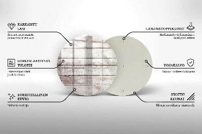 Podložka pod svíčku Staré dřevěné desky