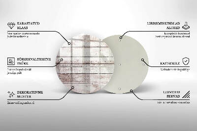 Podložka pod svíčku Staré dřevěné desky