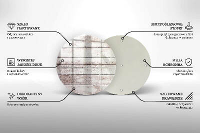 Podložka pod svíčku Staré dřevěné desky