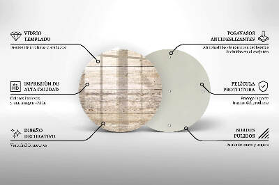 Podložka pod svíčku Dřevěné desky