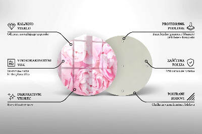 Podtácek pod svíčky Jemné pivoňky