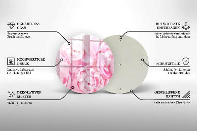 Podtácek pod svíčky Jemné pivoňky
