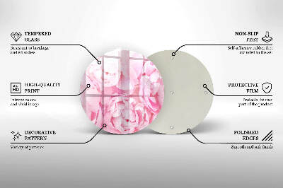 Podtácek pod svíčky Jemné pivoňky
