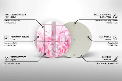 Podtácek pod svíčky Jemné pivoňky