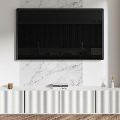 Obdélníkový nástěnný panel Marmurowy wzór w białej elegancji