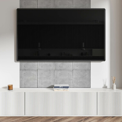 Obdélníkový nástěnný panel Surowy beton w minimalistycznym stylu