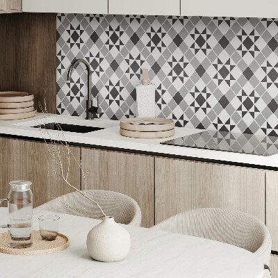 Obdélníkový nástěnný panel Wzór geometryczny z motywem gwiazd