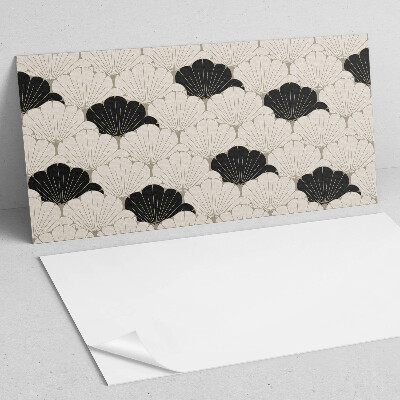 Obdélníkový nástěnný panel Elegancki motyw liści