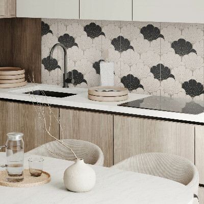Obdélníkový nástěnný panel Elegancki motyw liści