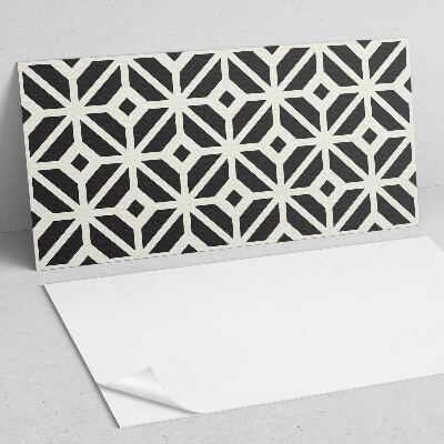 Obdélníkový obkladový panel Wzór rombowy w stylu geometrycznym