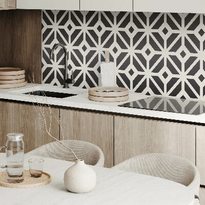 Obdélníkový obkladový panel Wzór rombowy w stylu geometrycznym
