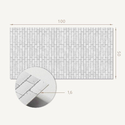 Obdélníkový nástěnný panel Ceglasta tekstura