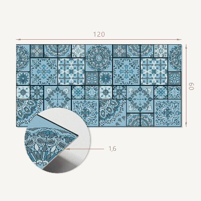 Obdélníkový panel na zeď Mozaika kształtów geometrycznych