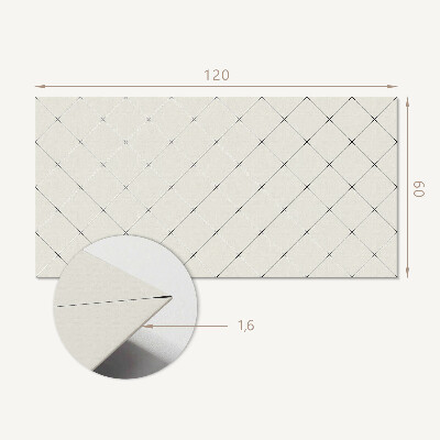 Obdélníkový obkladový panel Wzór rombowy w stylu geometrycznym