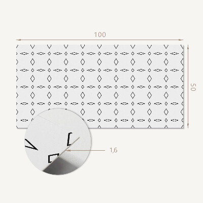 Obdélníkový obkladový panel Rombowy wzór geometryczny