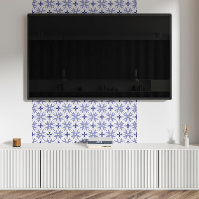 Obdélníkový nástěnný panel Wzór kwiatowej geometrii