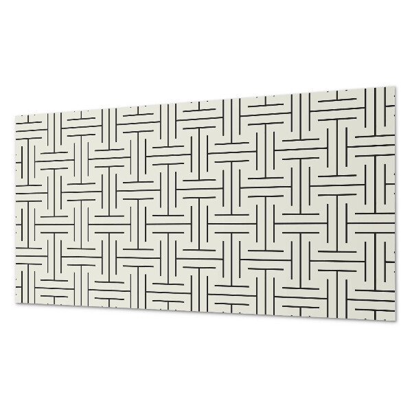 Obdélníkový obkladový panel Kratkowy motyw geometryczny