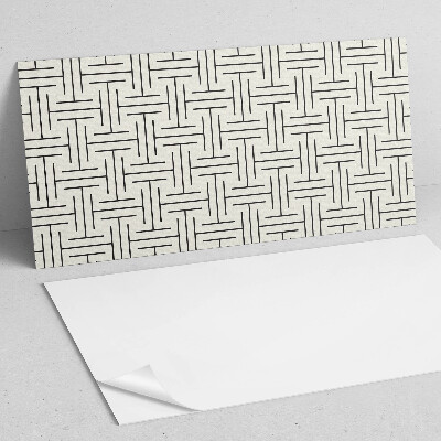 Obdélníkový obkladový panel Kratkowy motyw geometryczny