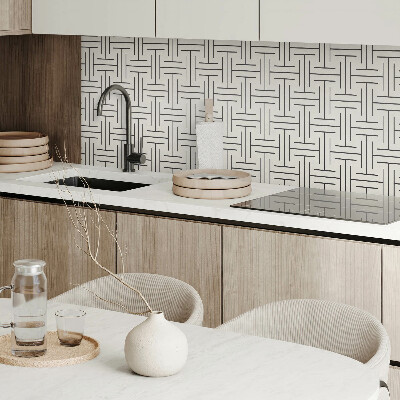 Obdélníkový obkladový panel Kratkowy motyw geometryczny