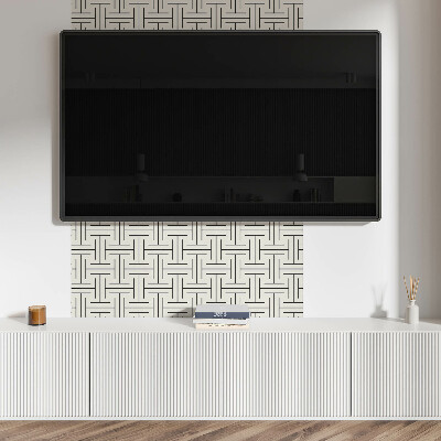 Obdélníkový obkladový panel Kratkowy motyw geometryczny