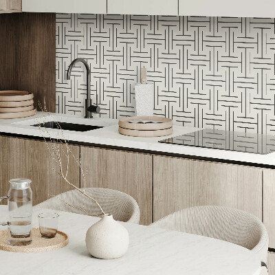 Obdélníkový obkladový panel Kratkowy motyw geometryczny