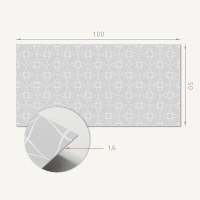 Obdélníkový obkladový panel Wzór siatki w geometrycznym stylu