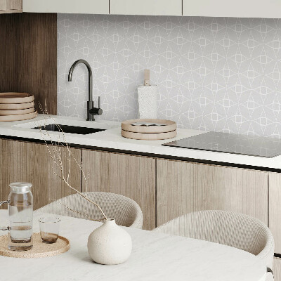 Obdélníkový obkladový panel Wzór siatki w geometrycznym stylu