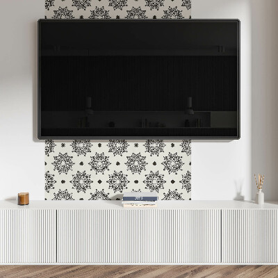 Obdélníkový nástěnný panel Mandala w sieciowy wzór