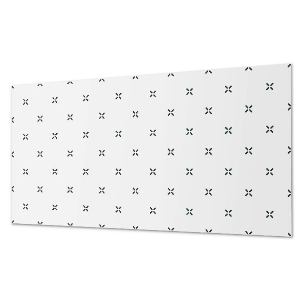 Obdélníkový panel na zeď Minimalistyczny motyw krzyżykowy