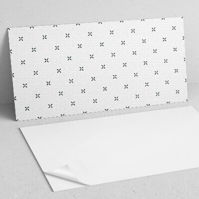 Obdélníkový panel na zeď Minimalistyczny motyw krzyżykowy